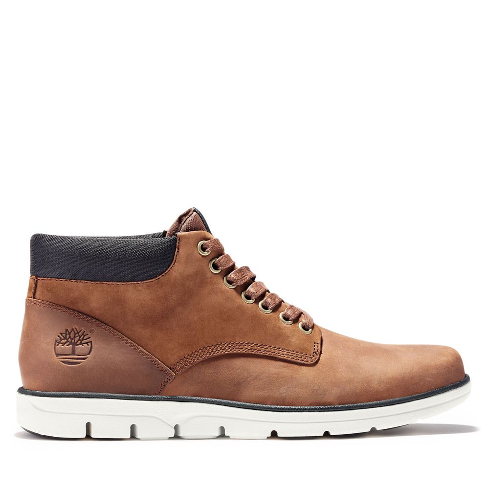 Botas de Seguridad Timberland Argentina Hombre - Bradstreet Cuero Sneaker - Marrones - ZPKARN-405